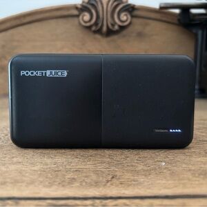 Tzumi PocketJuice 10000mAh Black Portable Universal Charger Power Bank